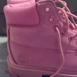 Pink Toddler Timberland Boot Size 10